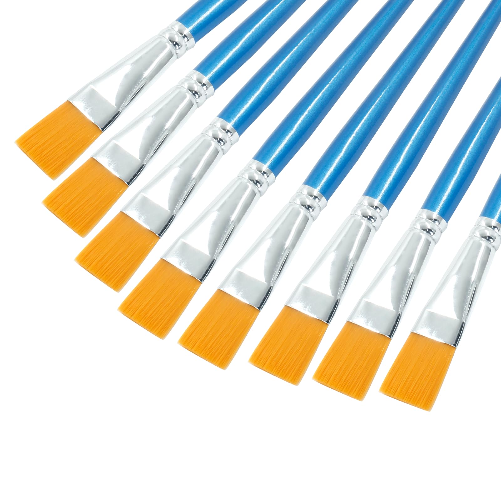 Amazon.com: Hitefu 12PCS Flat Paint Brushes, 3/4 Inch Small